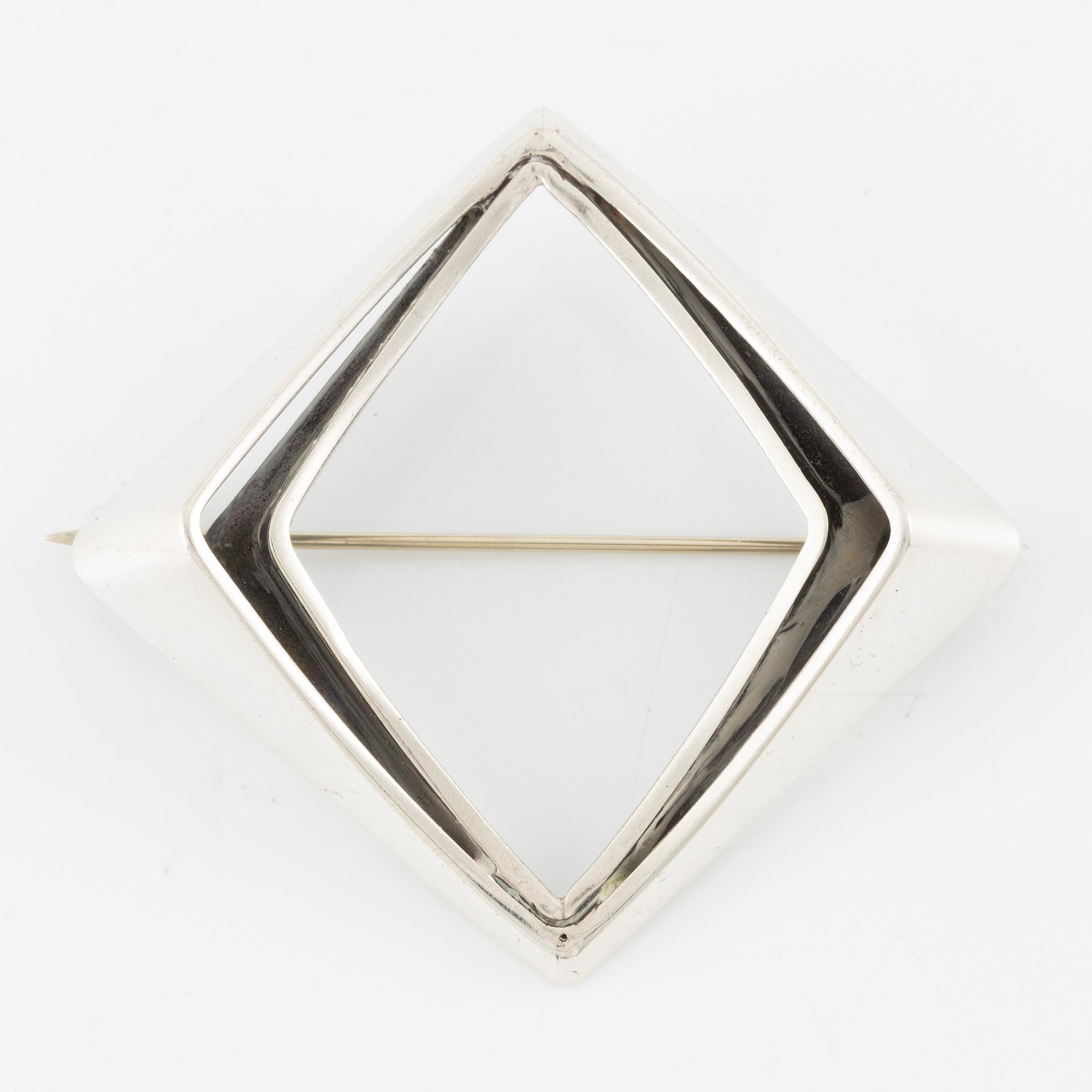 Odvar Pettersen, brooch, sterling silver, Norway.