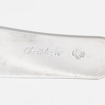 Christofle, an 111-piece silver-plate 'Rubans' flatware set, France, 20th century.