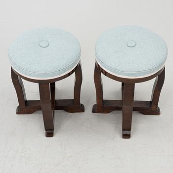 Pallar, ett par, Art Deco 1900-talets första hälft.