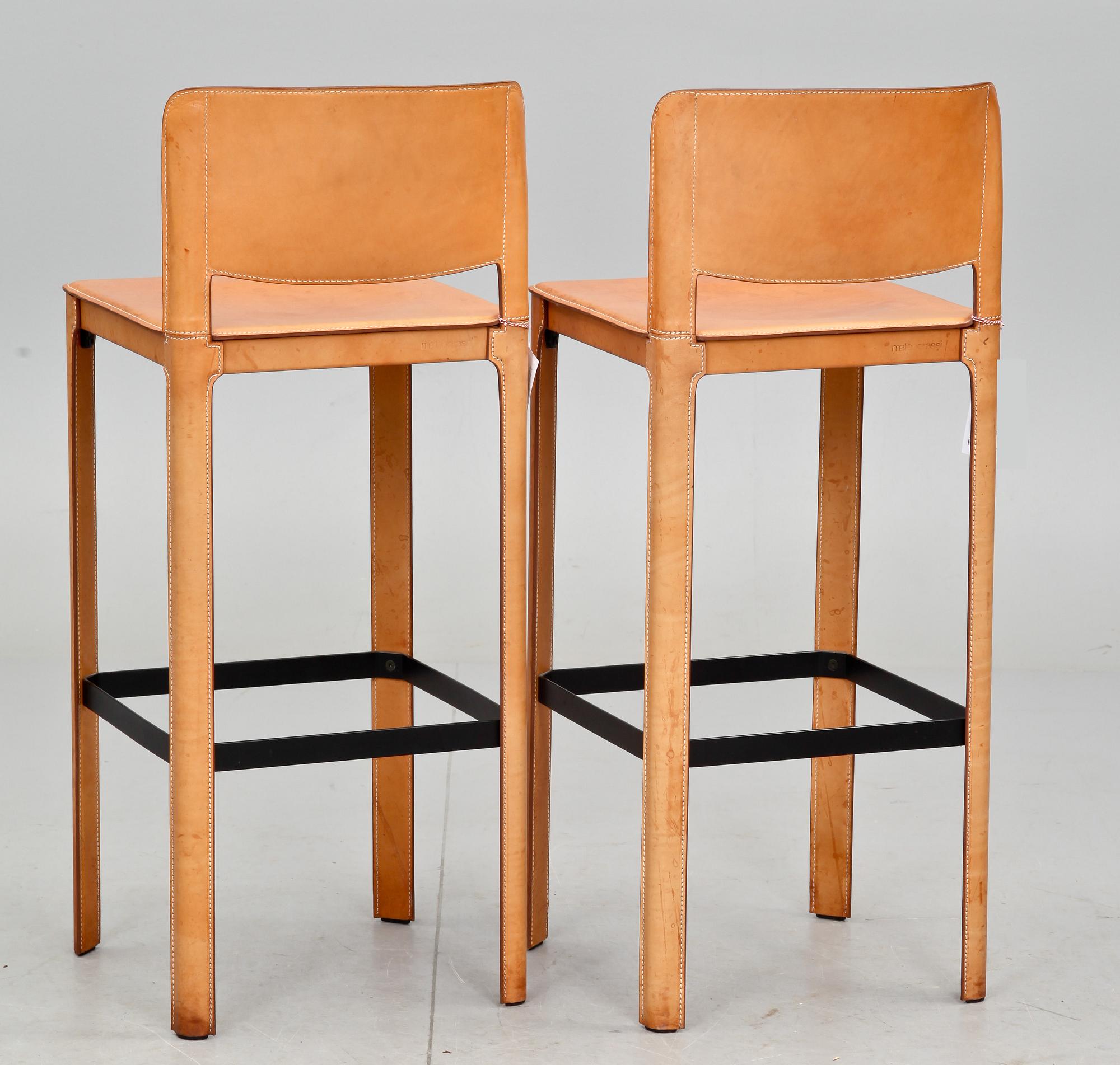 BARSTOLAR, ett par. Matteo Grassi.