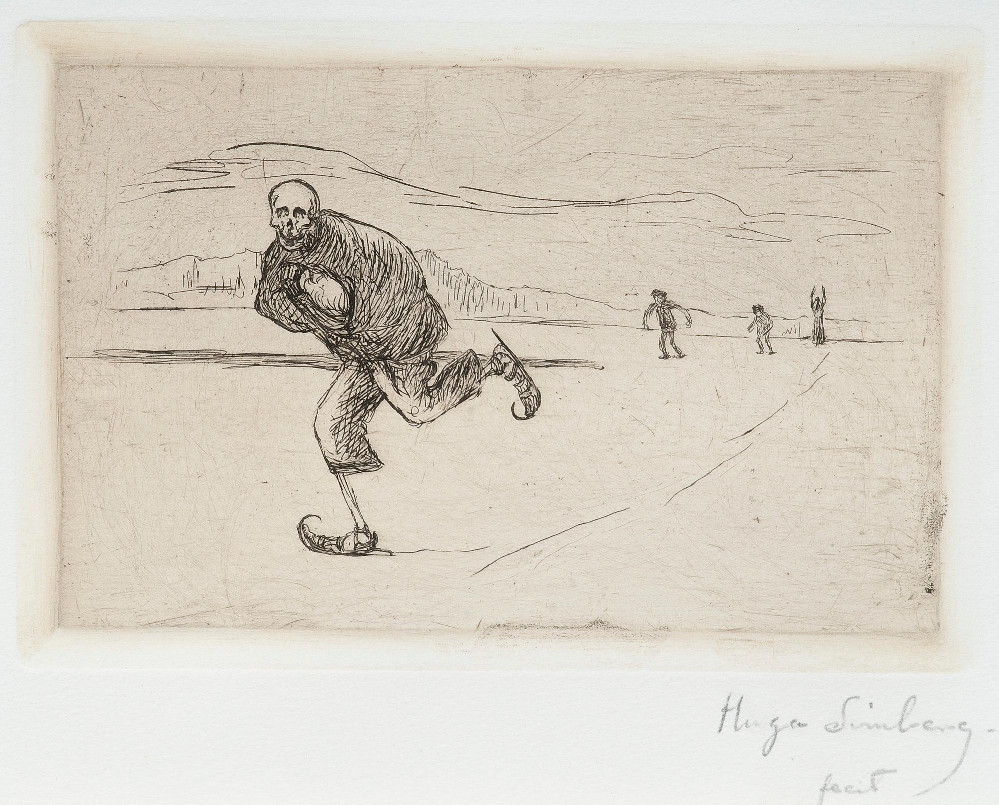 Hugo Simberg, "DEATH IS SKATING".