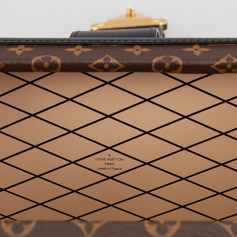Louis Vuitton, a monogram canvas 'Petite Malle Trunk Messenger Bag', 2018.