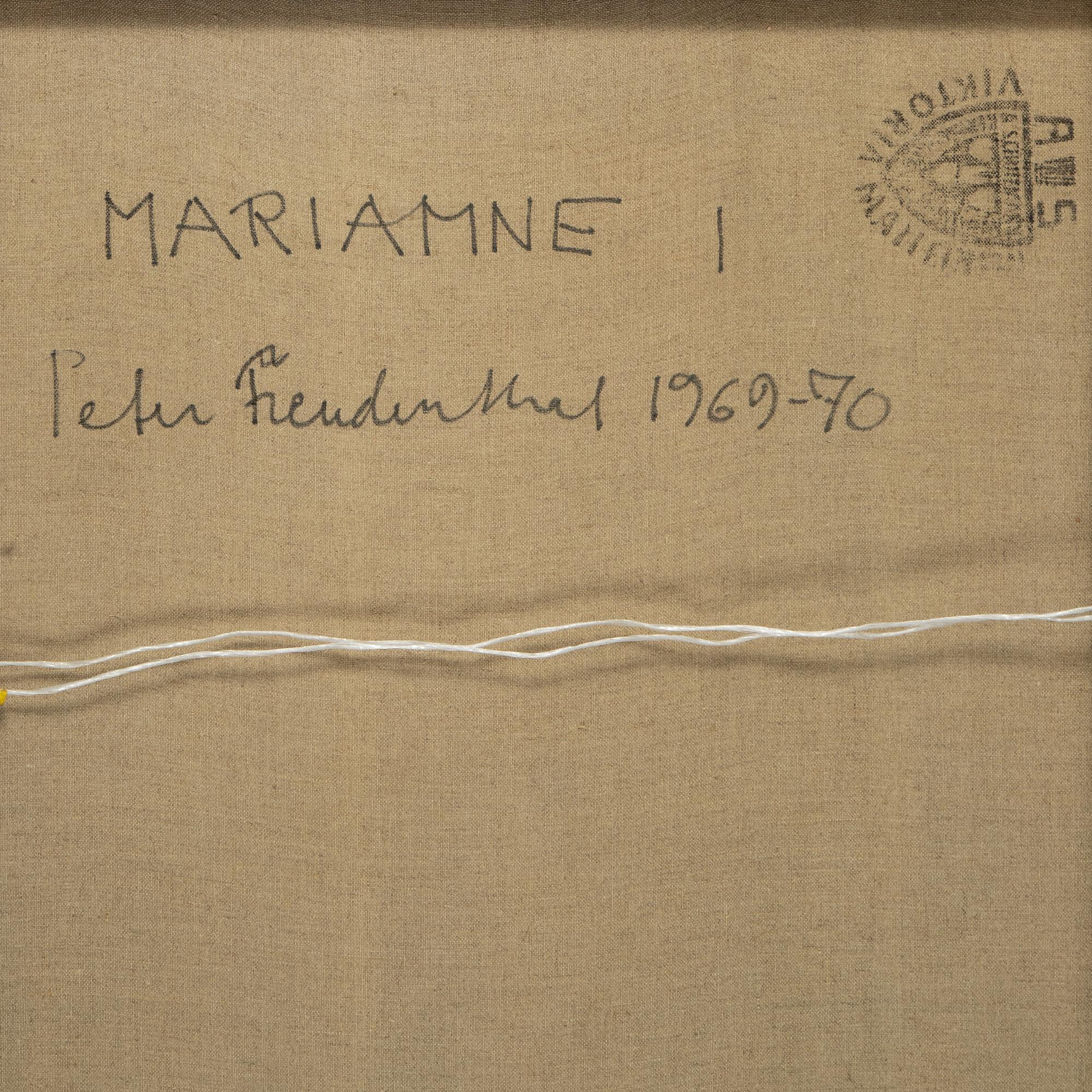 Peter Freudenthal, canvas, signed and dated 1969-70 on verso.