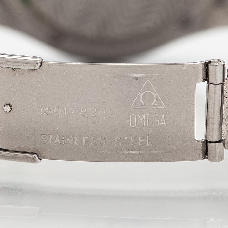 Omega Seamaster, Jaques Mayol limited edition / Dolphin, 36 mm, steel, automatic, sapphire crystal.