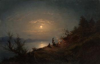 Pavel Pavlovich Dschogin, Campfire at the sea.