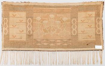 A.W Raitio, ryijy, malli Neovius. Noin 76x160 cm.