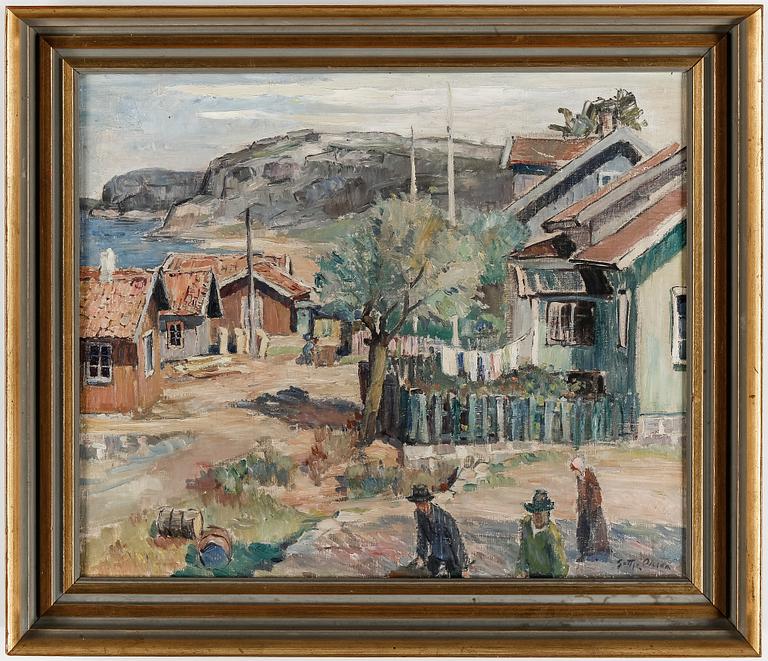 GOTTFRID OLSSON, "Havstenssund", olja på duk, signerad.
