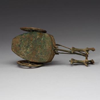 EKIPAGE, brons. Troligen Skytisk, ca 700 f.Kr -200 e.Kr.