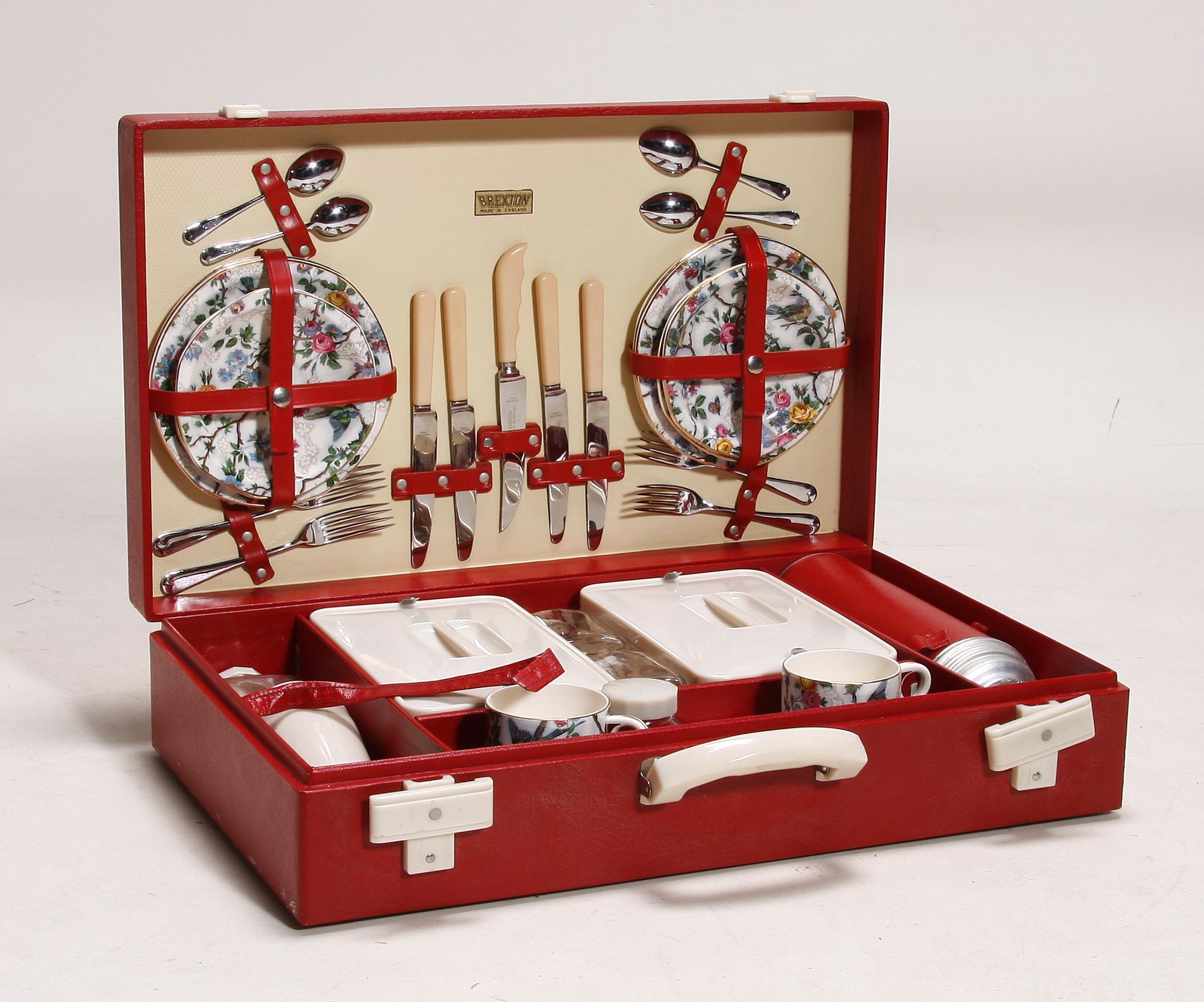 PICKNICKVÄSKA, Brexton, England, 1950-tal.