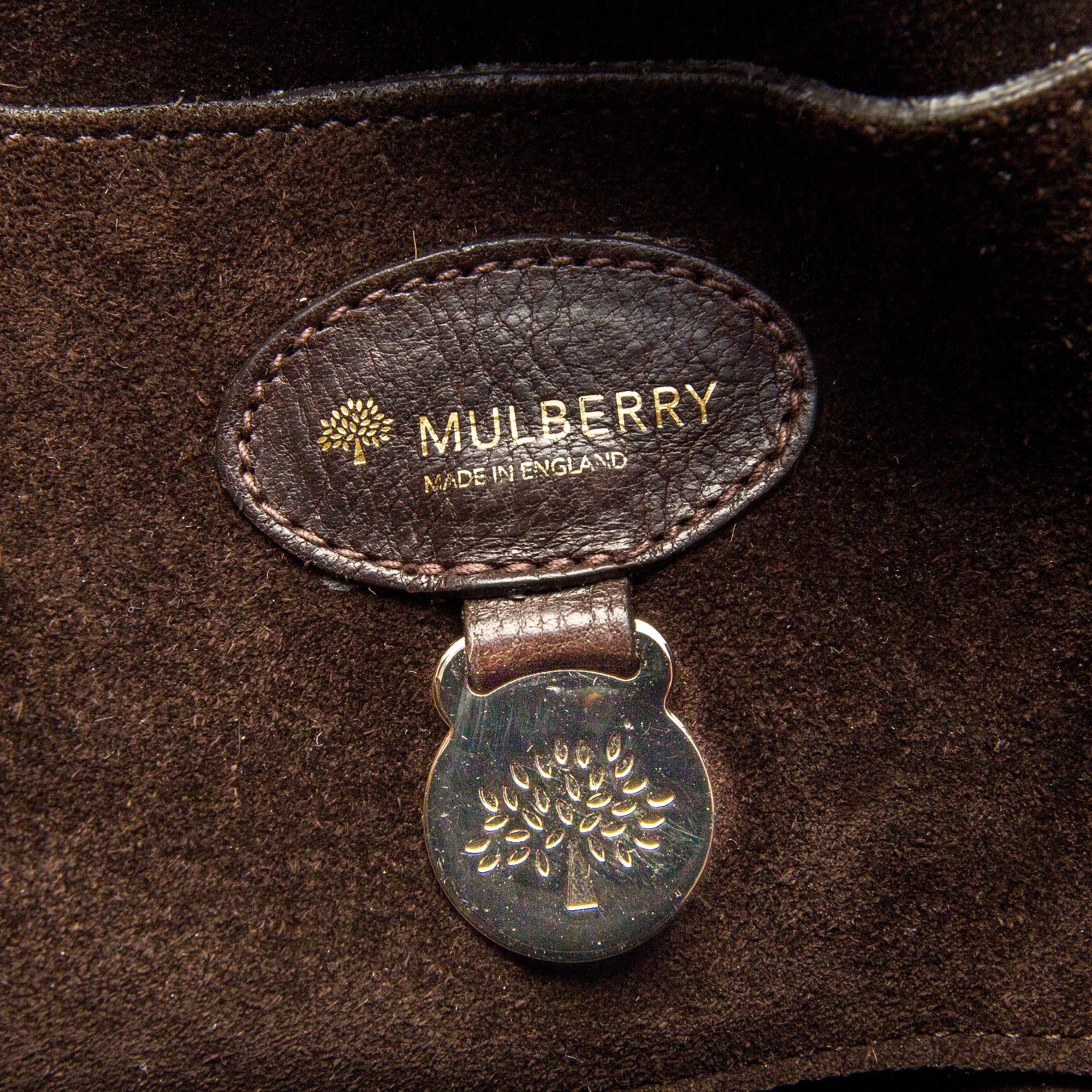 A Mulberry 'Bayswater' leopard imitation calf leather hand bag.