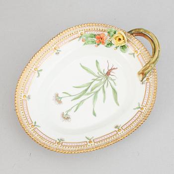 A Royal Copenhagen 'Flora Danica' porcelain dish, Denmark.