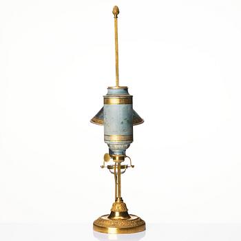 A French oil lamp, first half of the 19th century.