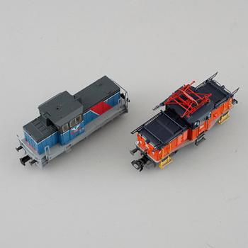 Two locomotives by Märklin, scale HO, model nr. 36337 and 33789.