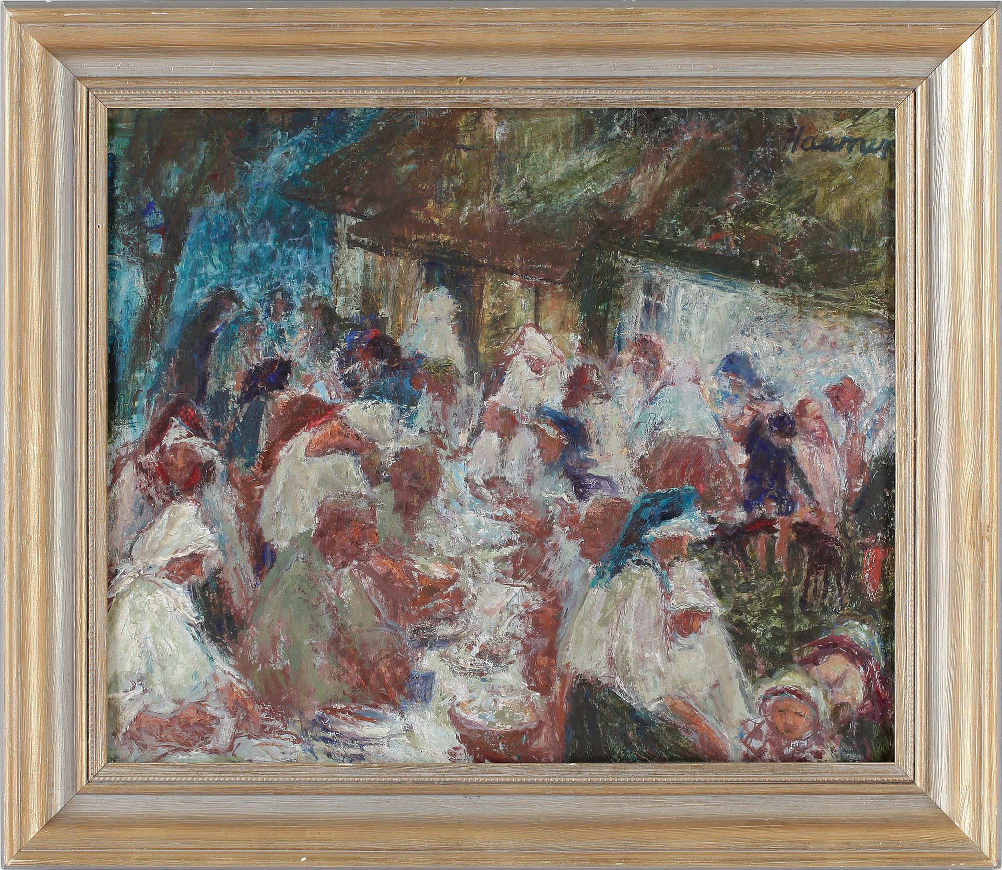 ERIK HAAMER, olja på duk, signerad.