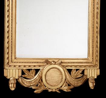 SPEGEL, av Johan Åkerblad  (mästare i Stockholm 1758-1799). Gustaviansk.