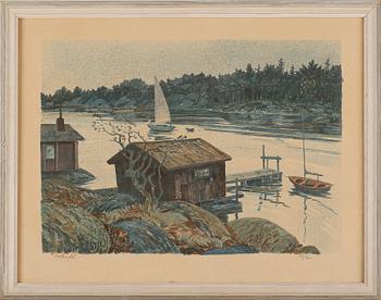 Roland Svensson · ROLAND SVENSSON, färglitografi, signerad och numrerad 43/260.
