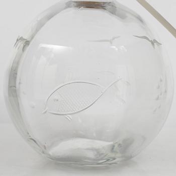 Orrefors, a table lamp, 1930's/40's.