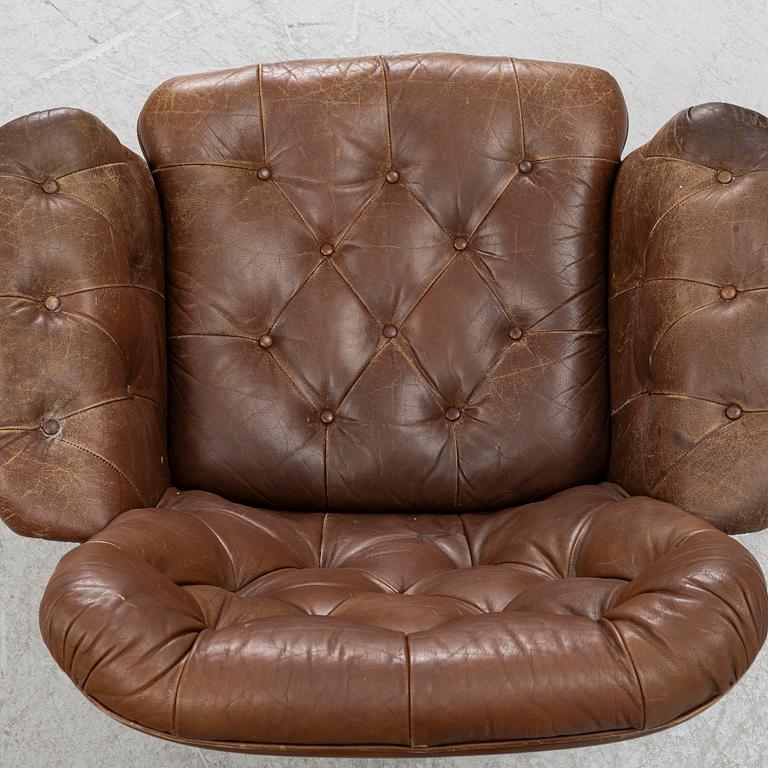 Armchairs, a pair, Göte Möbler, 1960s/70s.