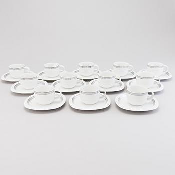 A 52-piece set of "Suomi"  tableware designed by Timo Saarpaneva 1976, for Rosenthal Studio-line.