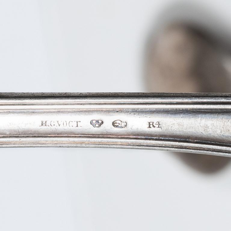 Spoons, 22 pcs, silver, Denmark, Norway, Sweden, 18th-20th century.