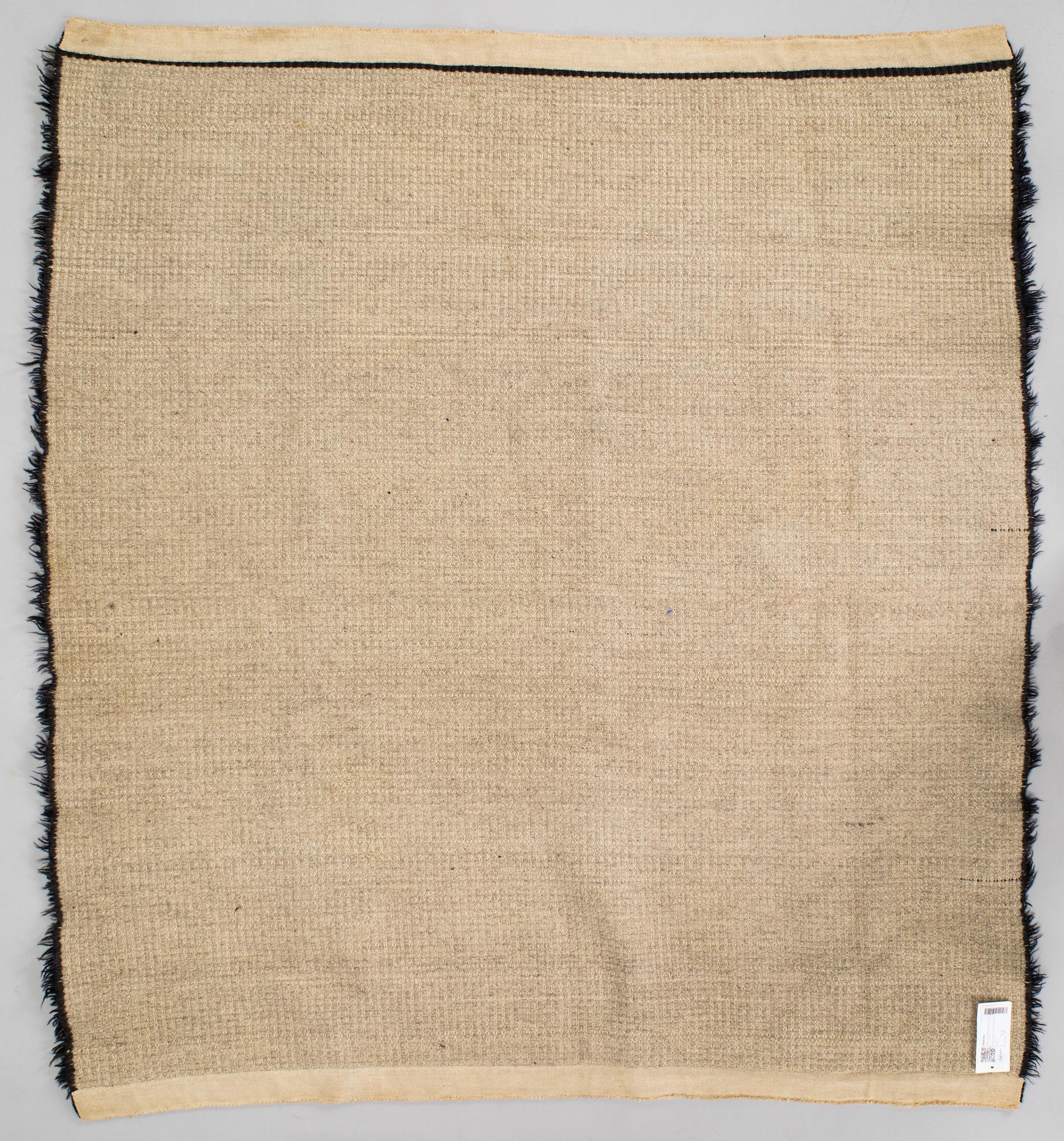Staffan Hallström, ryamatta, signerad SH, ca 149 x 136 cm.