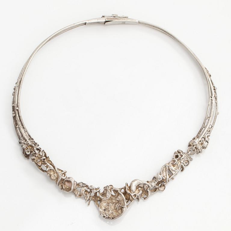 Regine Juhls, collier, silver, Norge.