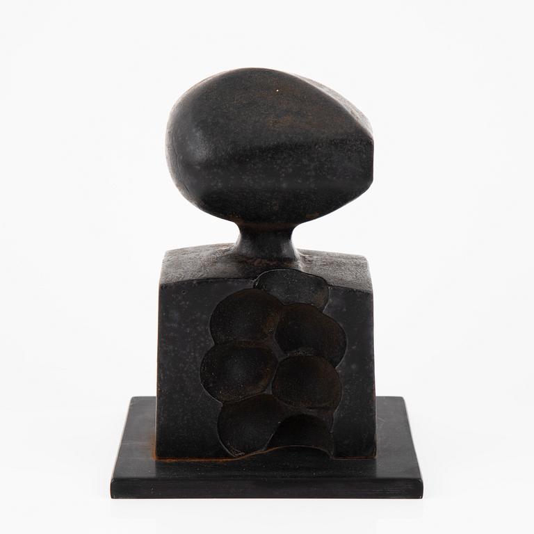 Björn Selder, sculpture, unsigned, iron.