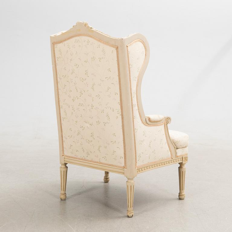 Fåtölj, Bergère, Louis XVI-stil, Frankrike.
