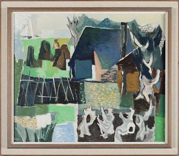 WIM BOSMA, olja på duk, signerad och daterad 1956.