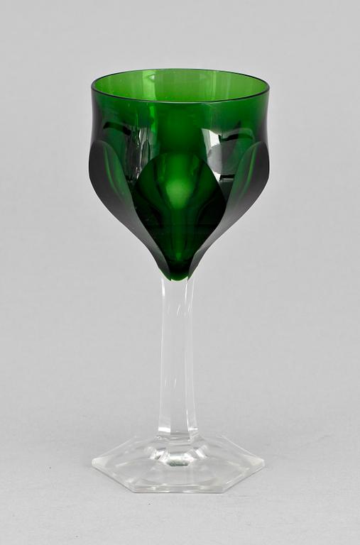 GLASSERVIS, 63 delar. Början av 1900-talet.