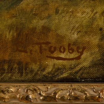 CHARLES RICHARD TOOBY, oil on canvas, signed.