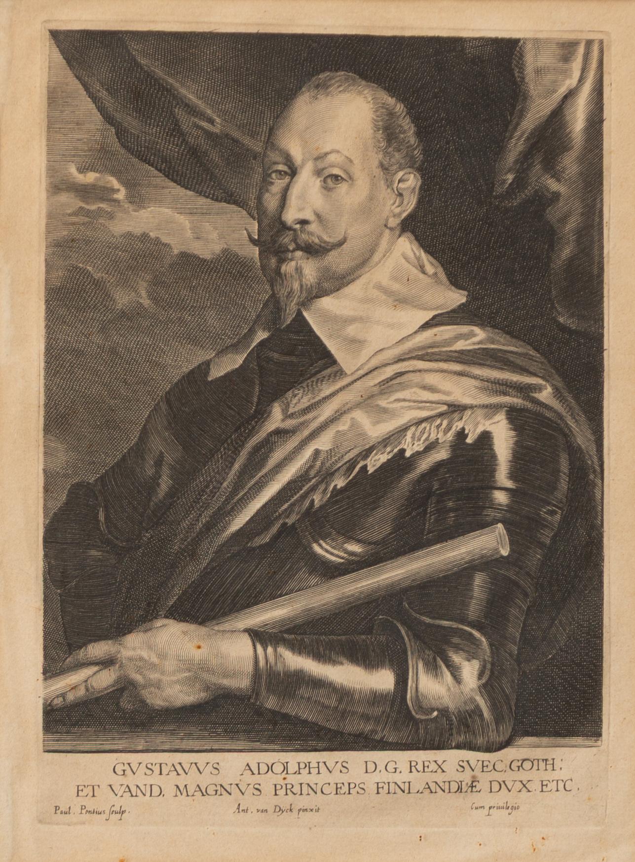 Paulus Pontius, 'Gustaf II Adolf'.