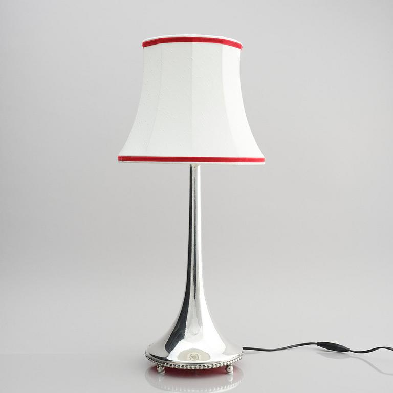 Karl Anderson, a silver table lamp, Stockholm 1917.