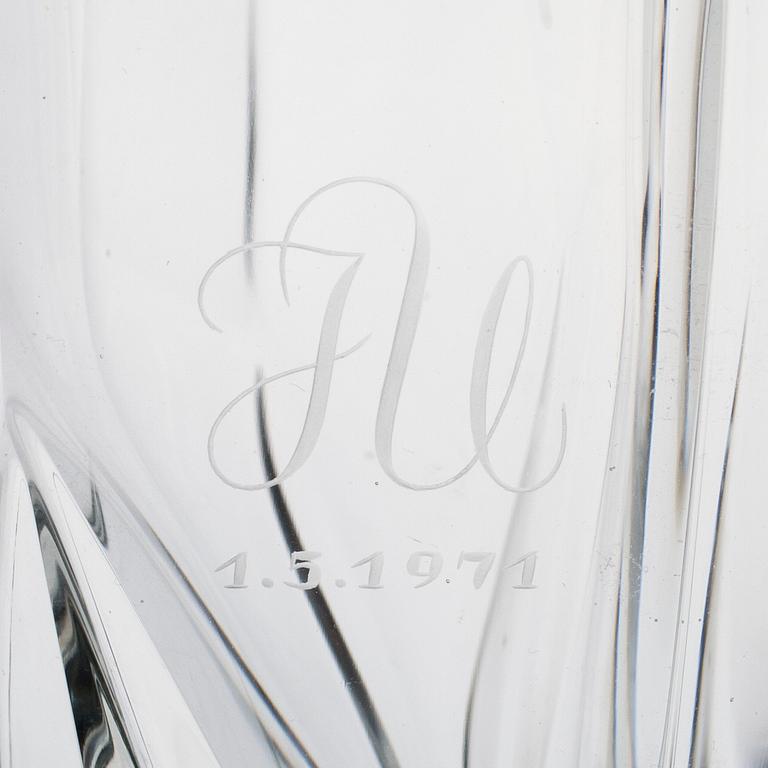 VAS, glas, "Isberg", signerad Tapio Wirkkala -3825.