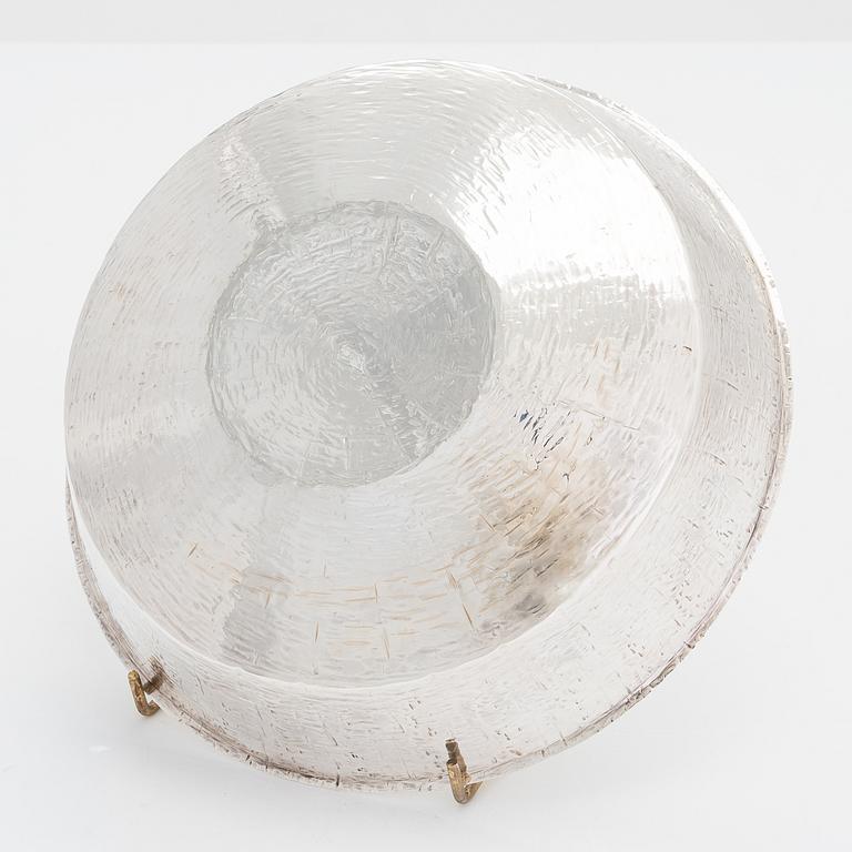 Tapio Wirkkala, a silver bowl model  TW 289, Kultakeskus, Hämeenlinna 1965.