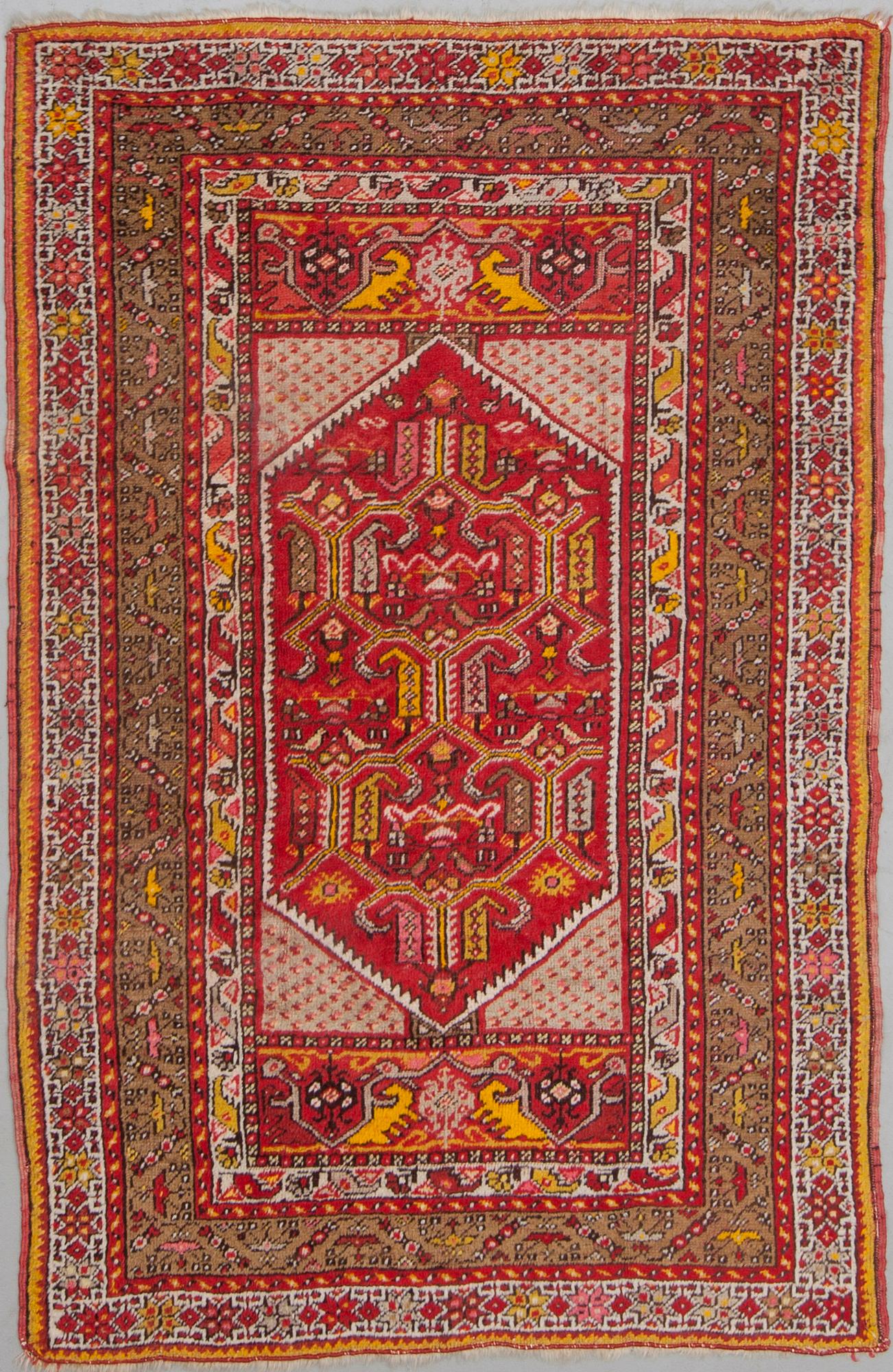 Matto, turkkilainen, 1900-luvun enismmäinen puoli, 161x106 cm.