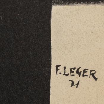 Fernand Léger, after, lithograph in colors, from Derrière le Miroir nr 79-80-81, 1955.