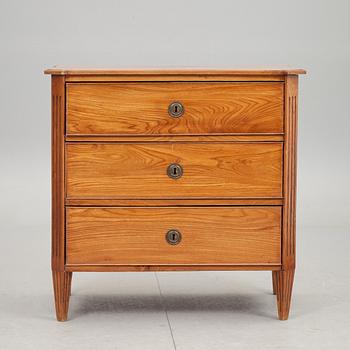 BYRÅ, sengustaviansk stil, 1800-tal.