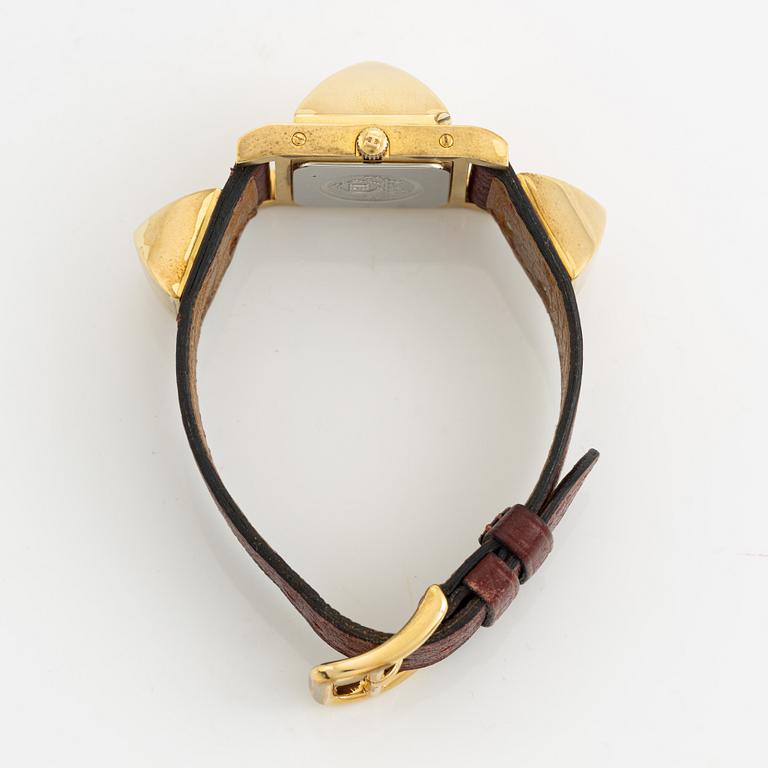 Hermès, Medor, armbandsur, 23 x 32 mm.