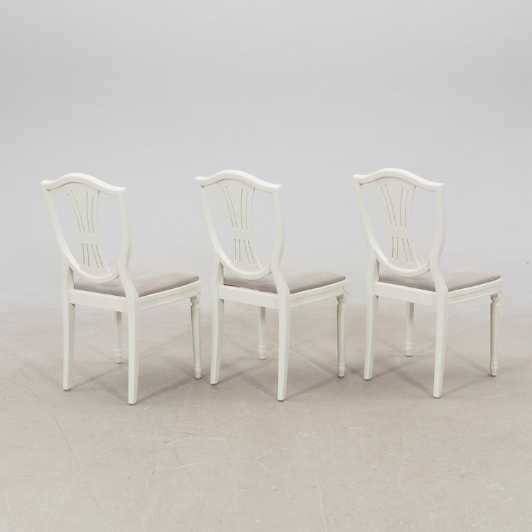 Chairs, 6 pieces, Gustavian style, 20th century.