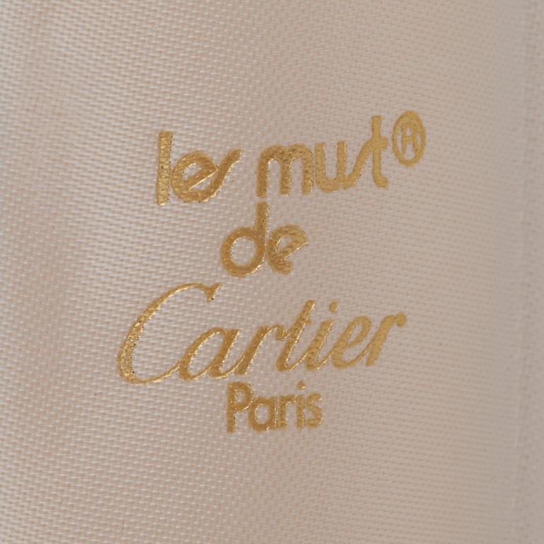 DAMUR, Cartier Santos, boett samt integrerad länk i 18K guld. Automat. Serienummer: 8090604461.