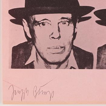 Andy Warhol Efter, "Josef Beuys".