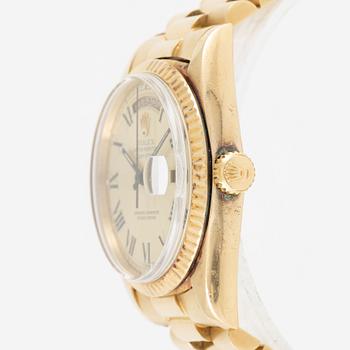 Rolex, Day-Date, "Buckley Dial", wristwatch, 36 mm.