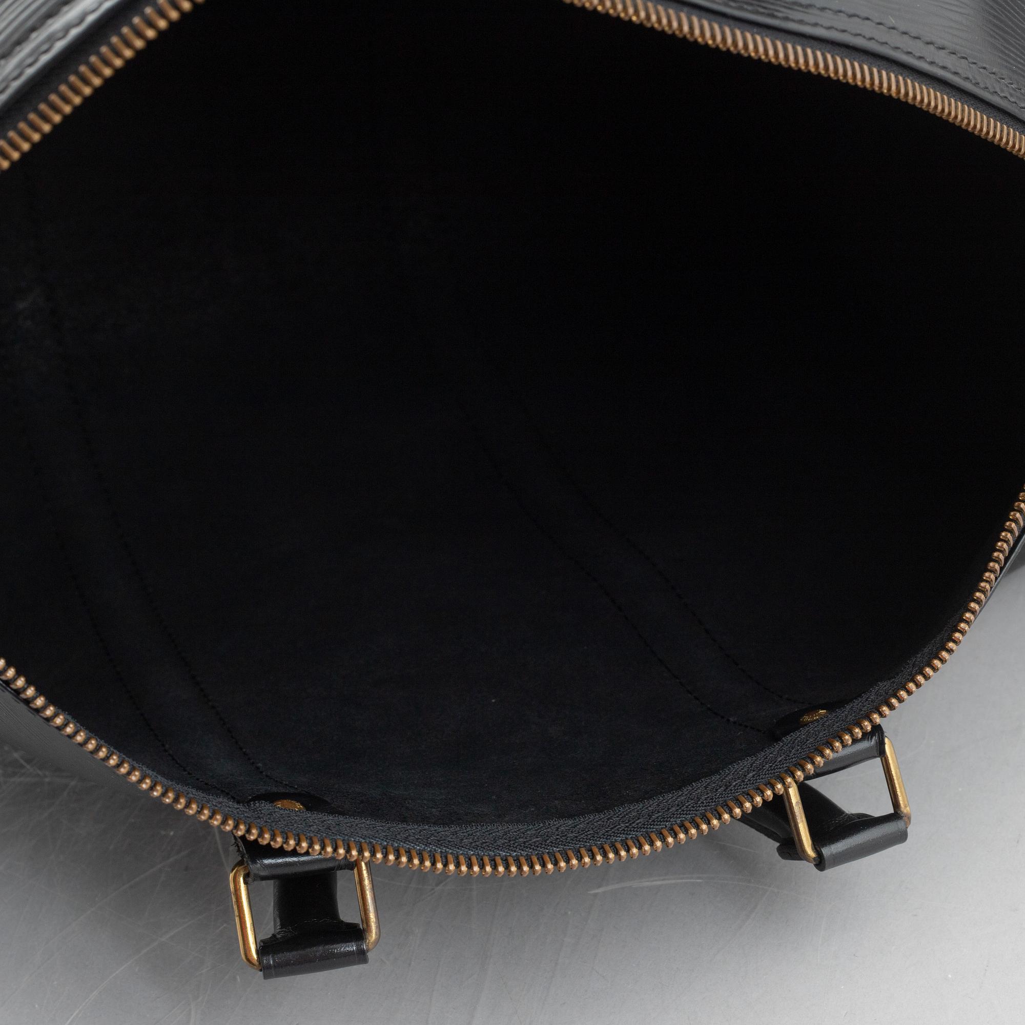 Louis Vuitton, weekend bag, "Keepall Epi 50", 1990.