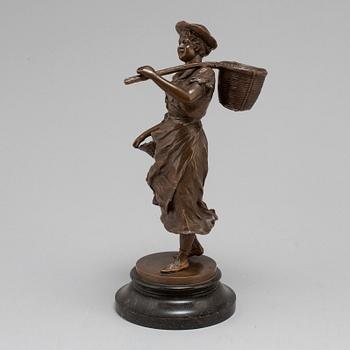 HELMUTH SCHIEVELKAMP, sculpture, bronze, signed and dated 92.