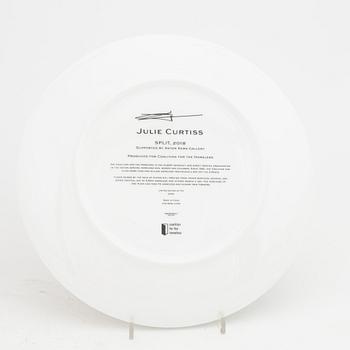 Julie Curtiss, Loie Hollowell, two limited edition porcelain plates.