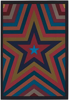 496. Sol LeWitt, "Five Pointed Star with Color Bands".
