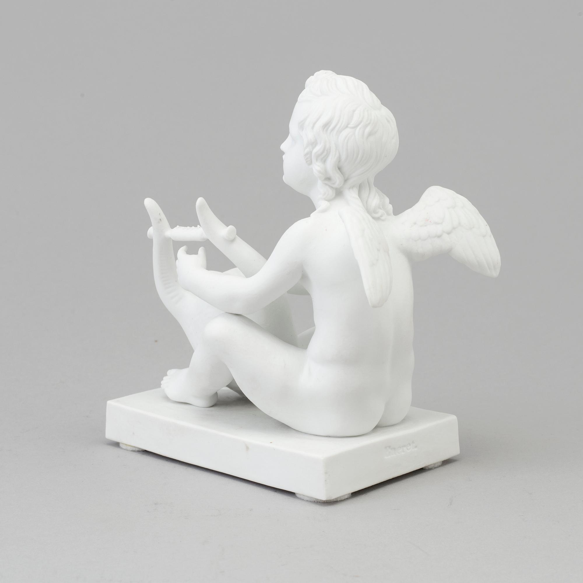 A bisquit scultpure From Eneret, after Bertel Thorvaldsen, Bing & Gröndahl, Denmark, 1860s.