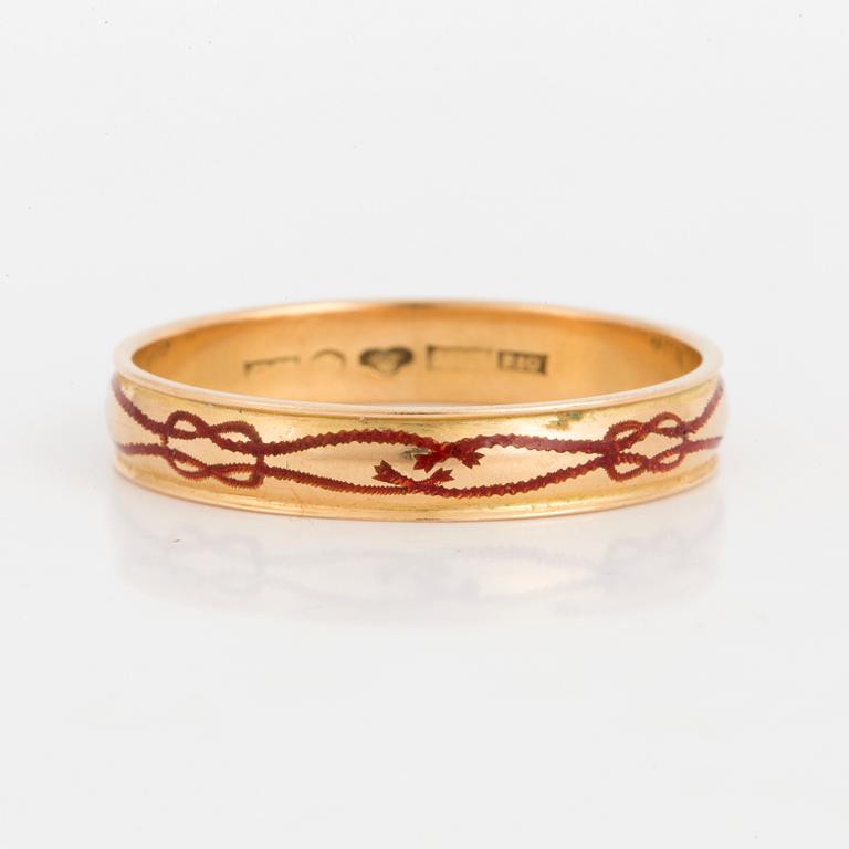 RING, Tempelriddareorden, 18K guld.