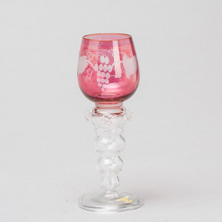 REMMARE, glas, 10 st. Gullaskruf. 1900-talets mitt.